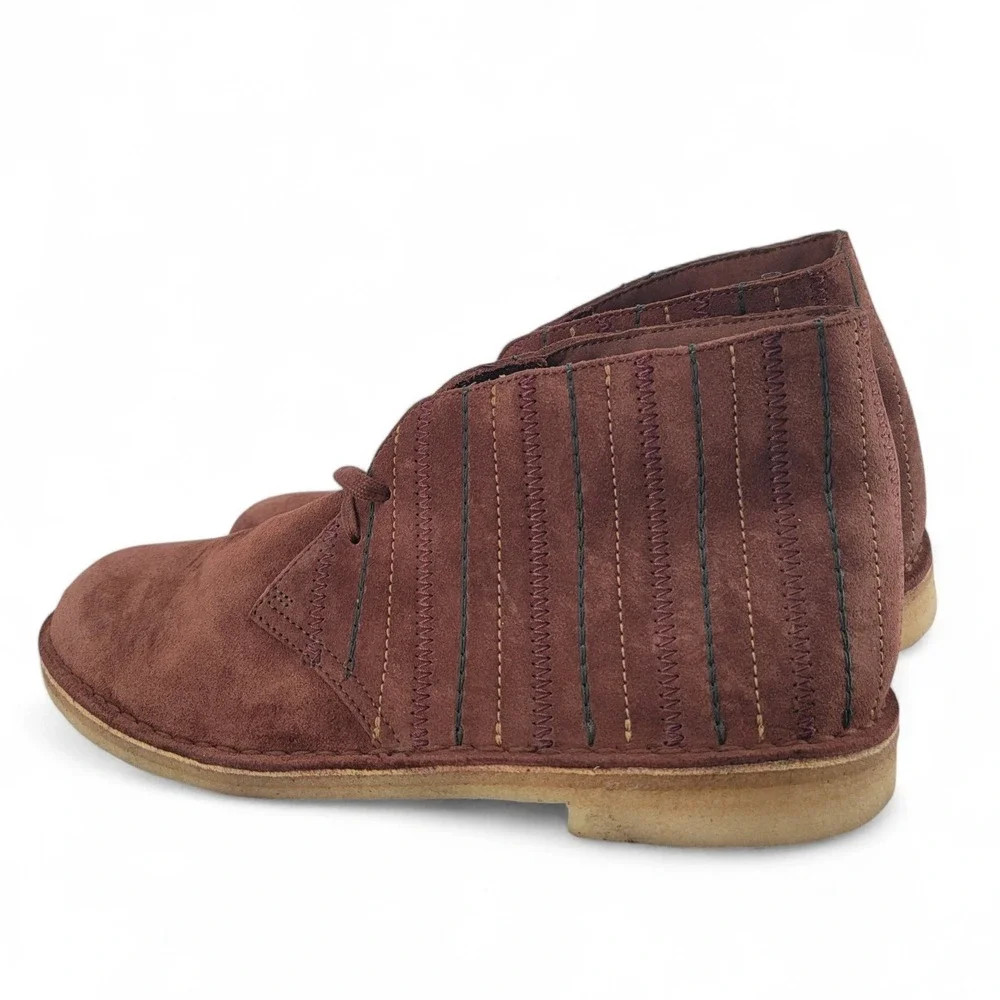 Clarks Mens 12 Desert Boot Suede Brown Chukka‎ Casual Classic Crepe Sole